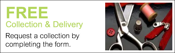Clothing Alterations and Repairs at Limehouse Dry Cleaning with free pick up and delivery